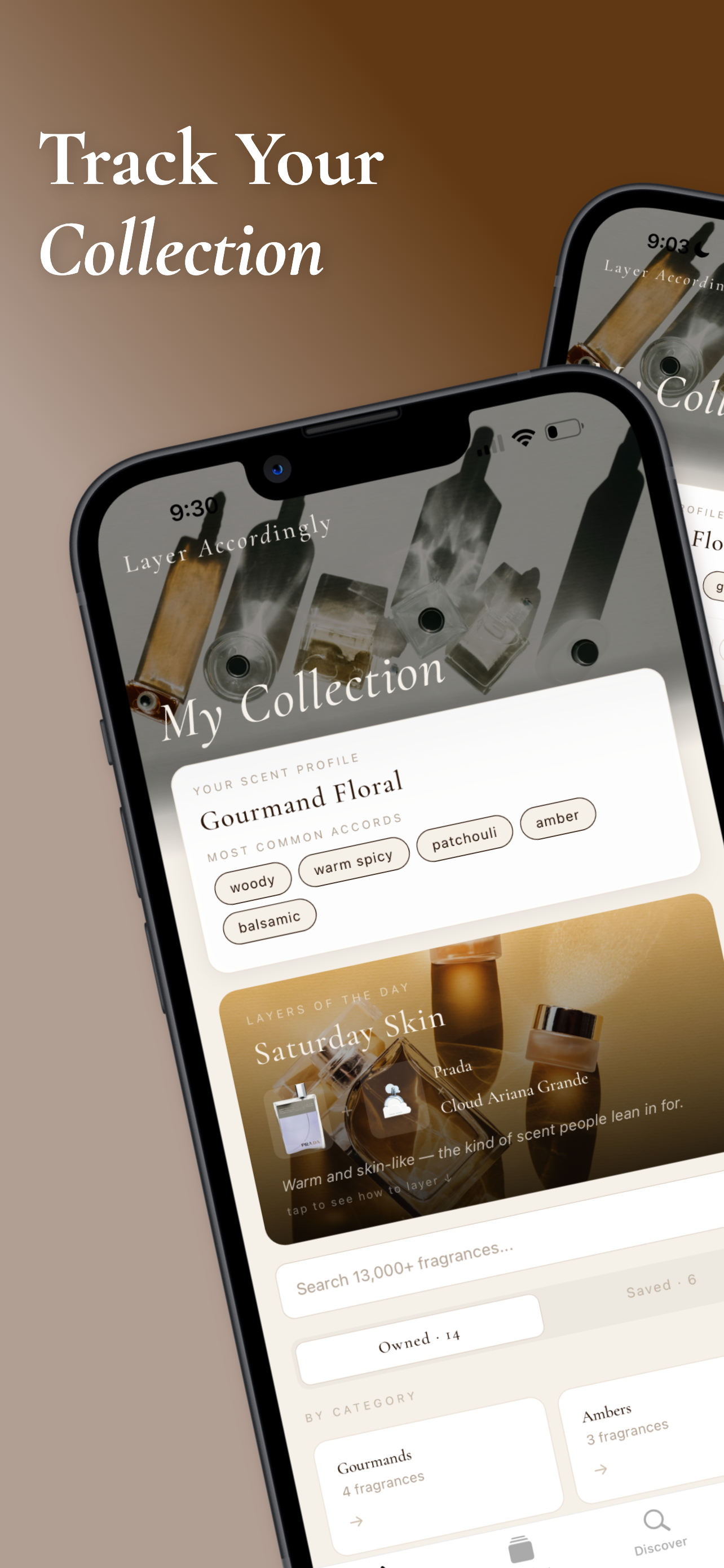 Track your fragrance collection with auto-generated scent profile